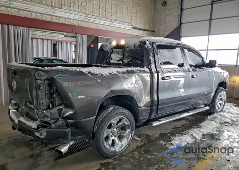 2020 Ram 1500 Big Horn/Lone Star z USA, uszkodzony, nr VIN 1C6SRFFT0LN341464